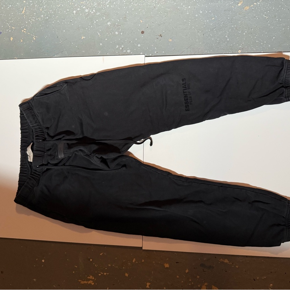 Essentials Men's Black Jogger Sweatpants